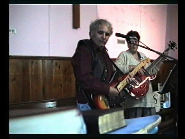 Doris Manley guest preacher in a Methodist Church in Carrack, Cornwall